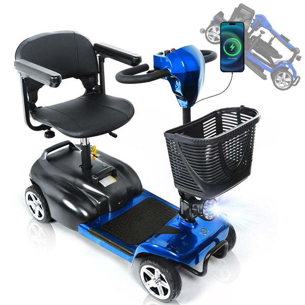 X-02 Blue 4-WHEEL ELECTRIC SCOOTER